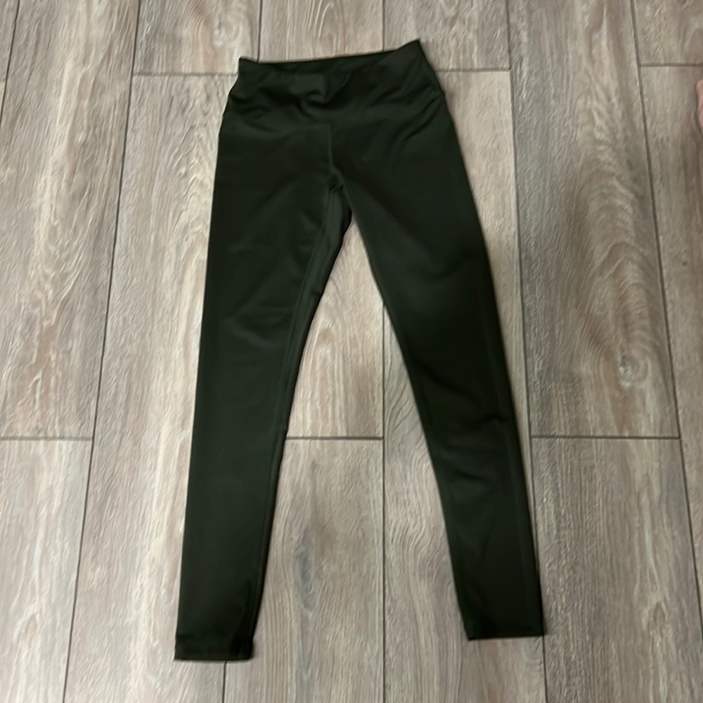 Zella hunter green mid rise leggings